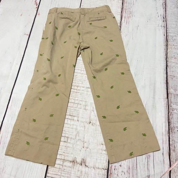 J.CREW Chinos cropped/capri pants khaki 100%cotton size 2 GUC - Picture 7 of 15